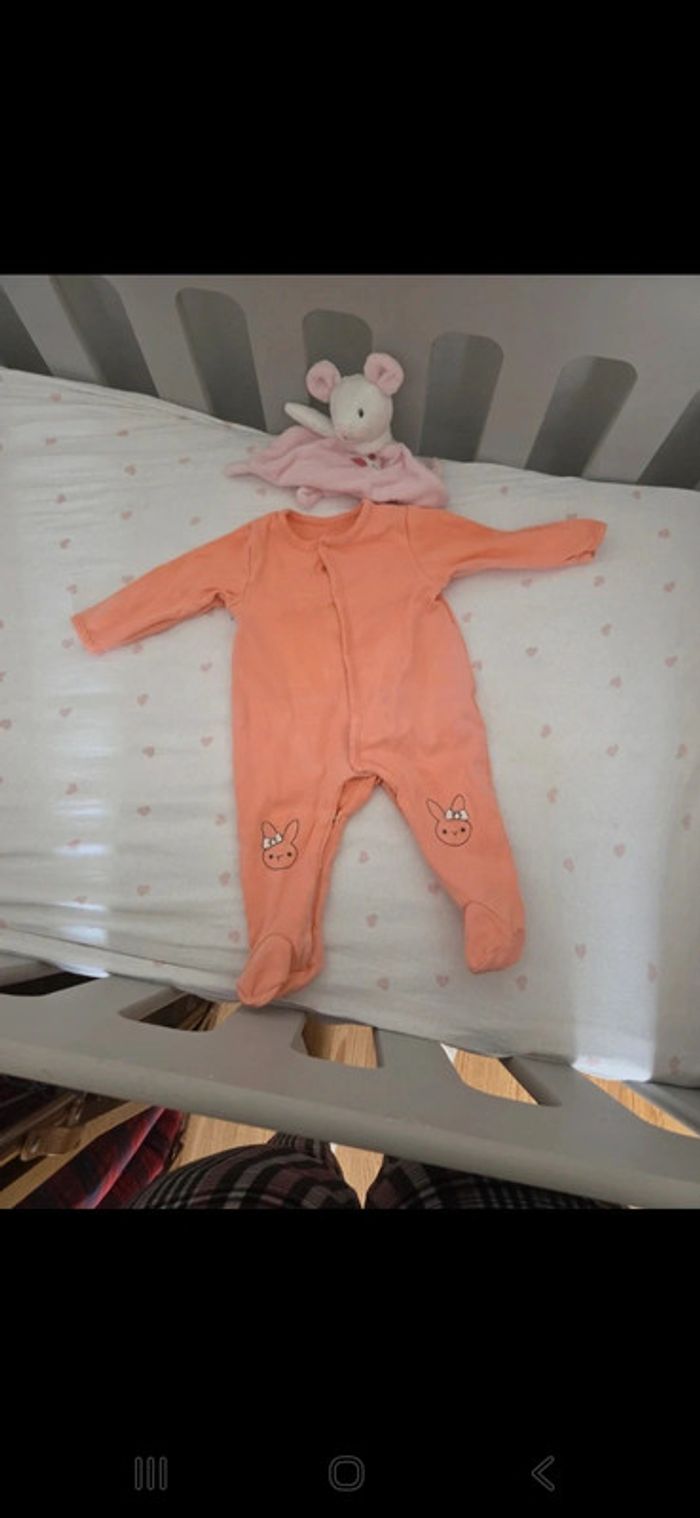 Lot de 3 pyjama fille 6 mois orchestra - photo numéro 2