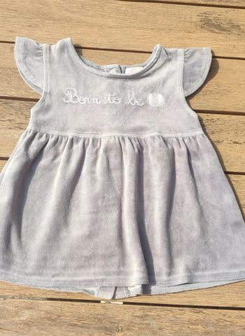 Robe velours 6mois