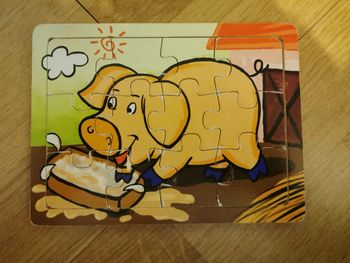 Puzzle cochon