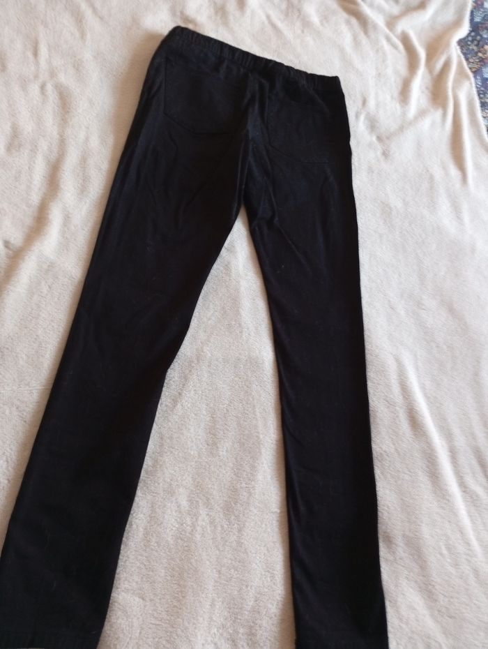 Pantalon noir ceinture élastique 36 - photo numéro 4
