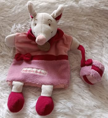 Doudou et compagnie marionnette souris - graines de doudou