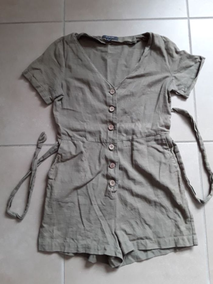 Combishort kaki femme S PRIMARK TBE