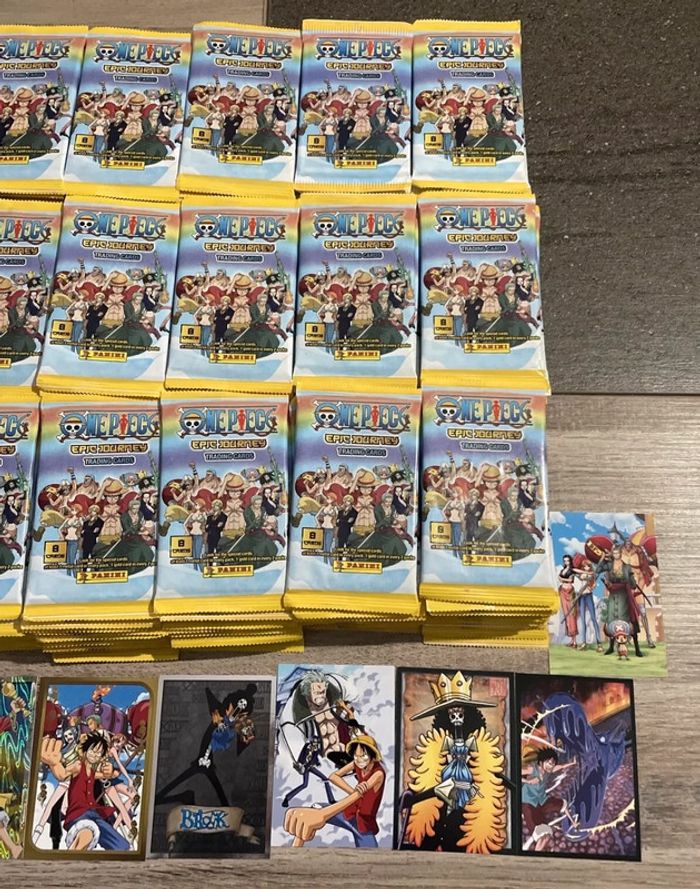 Lot 216 Packs One Piece Epic Journey Trading Cards Panini Neuf - photo numéro 3