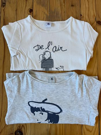 Tee-shirts Petit Bateau 8 ans
