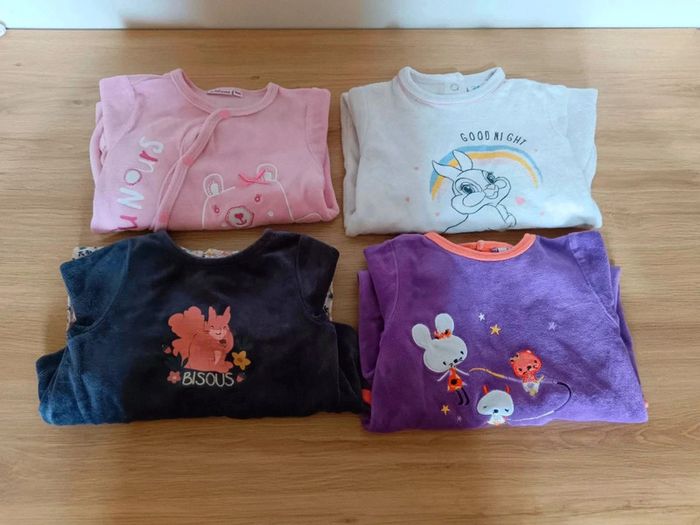 C42 Pyjamas hiver Pommette, Disney, Tao 6mois
