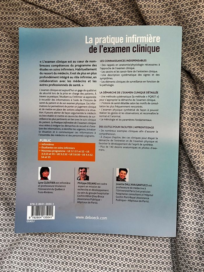 Livre la pratique infirmière de l’examen clinique - photo numéro 2