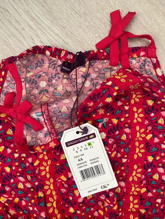 Salopette short à bretelles taille 6 ans Sergent Major Neuve - photo numéro 3