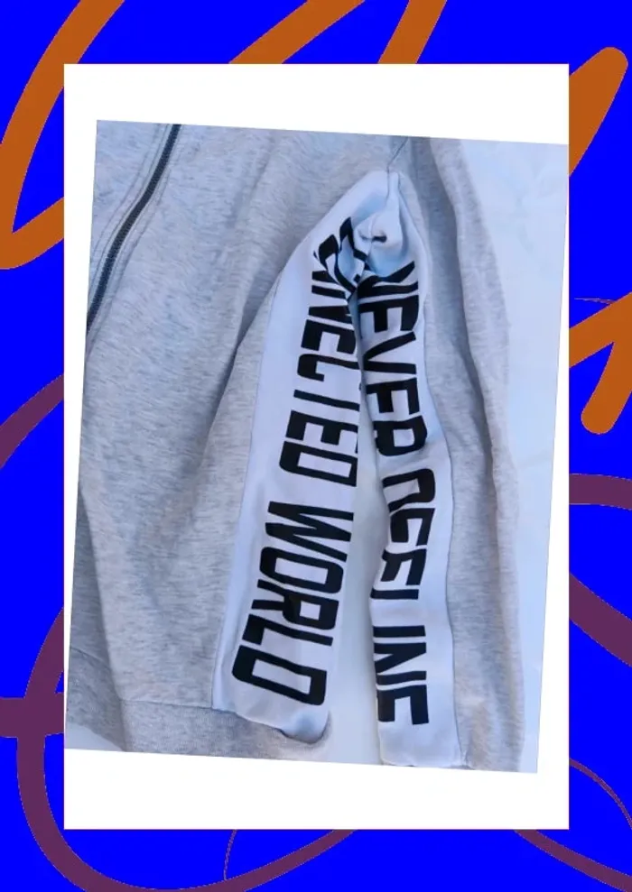 Sweat zippé à capuche 16 ans/S Kiabi - photo numéro 2