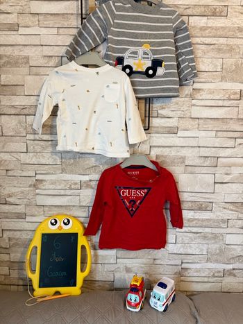 Lot de 11 maillots longues manches Garçon - T6mois