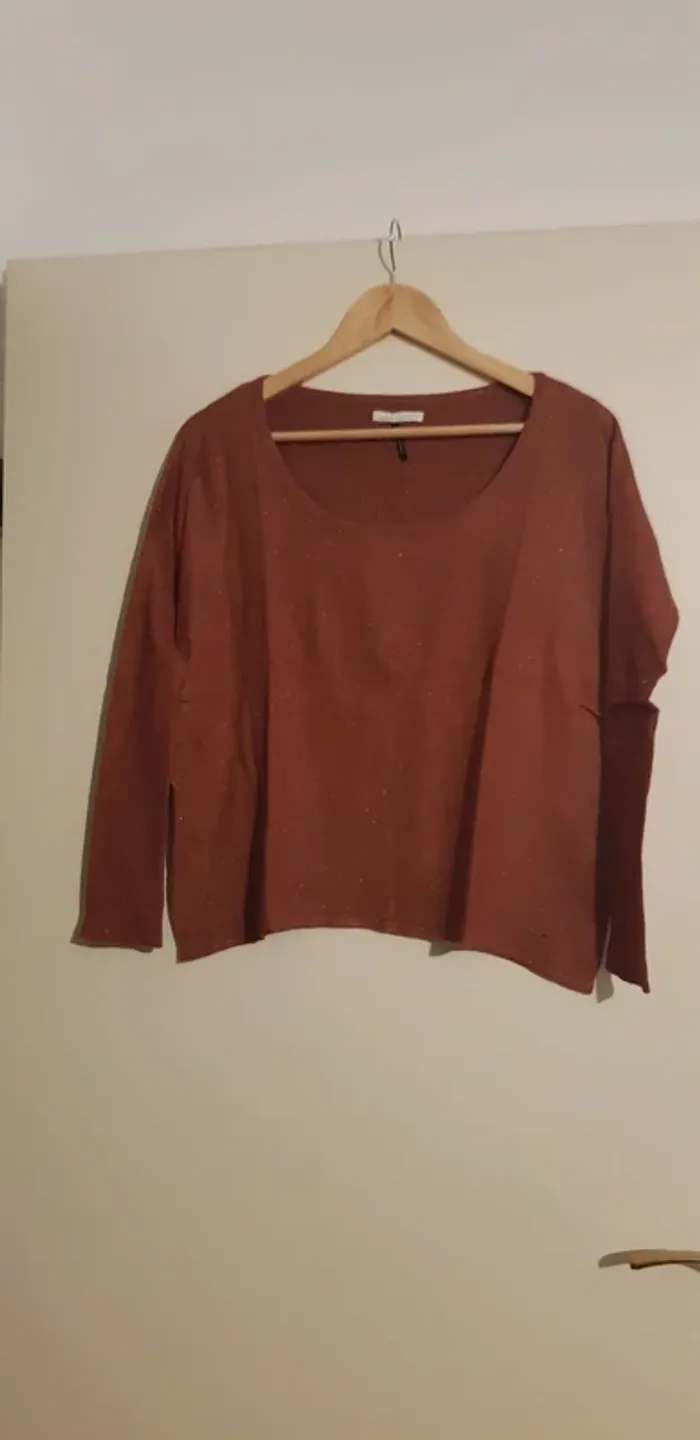 Pull LPB Papillon Rouille - photo numéro 2