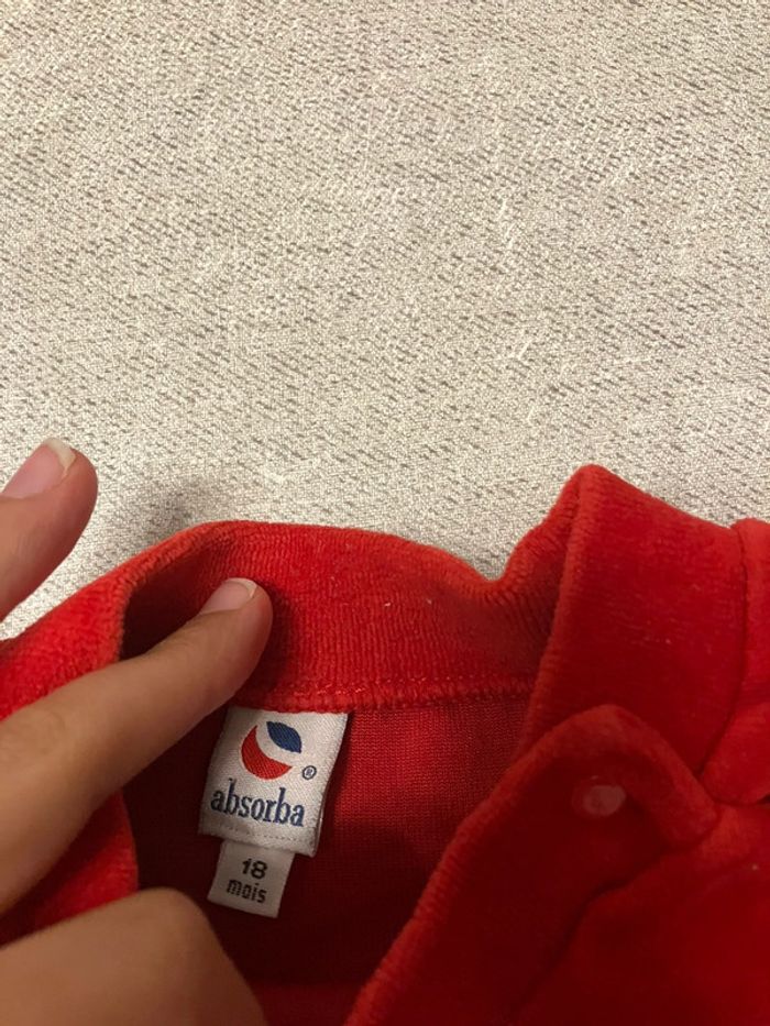 Pyjama polaire rouge Absorba – 18 mois - photo numéro 9