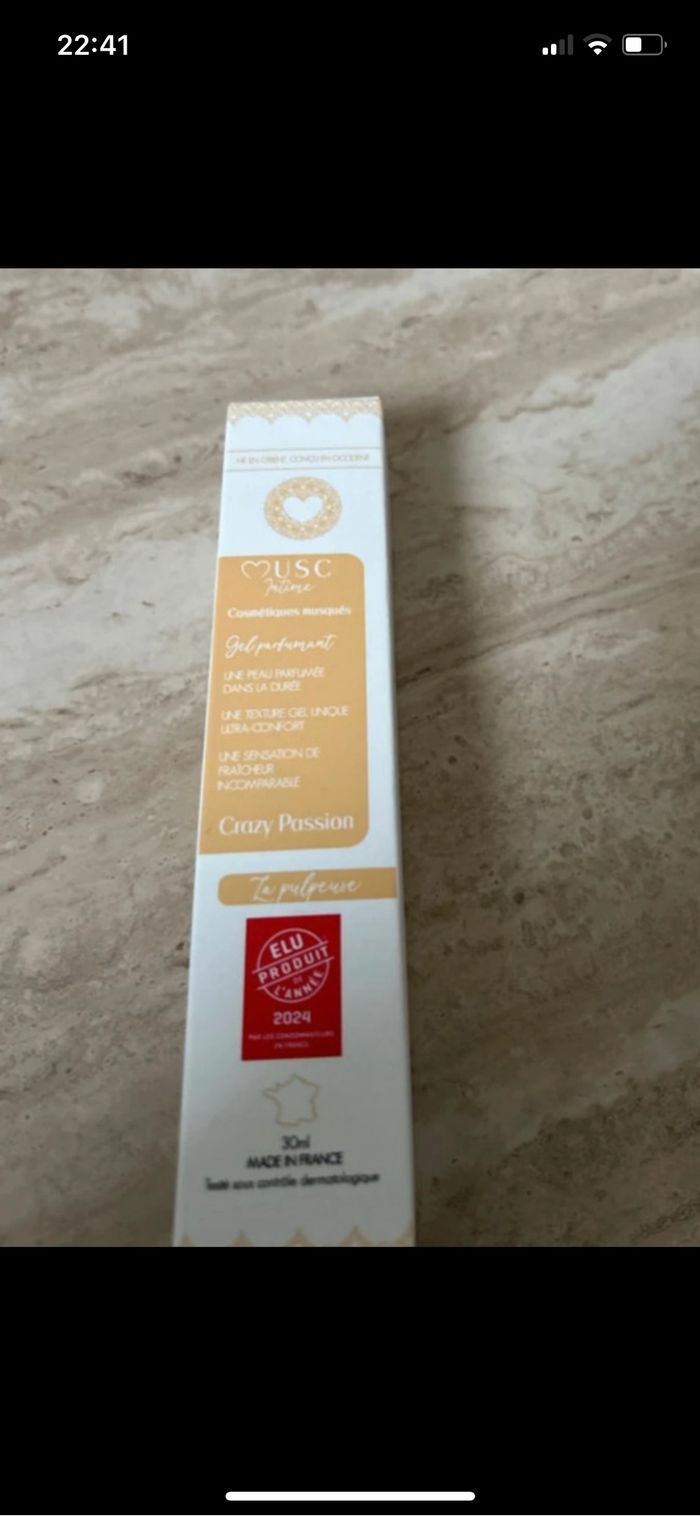 Gel parfumant musc intime