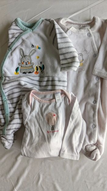 Lot naissance pyjamas body