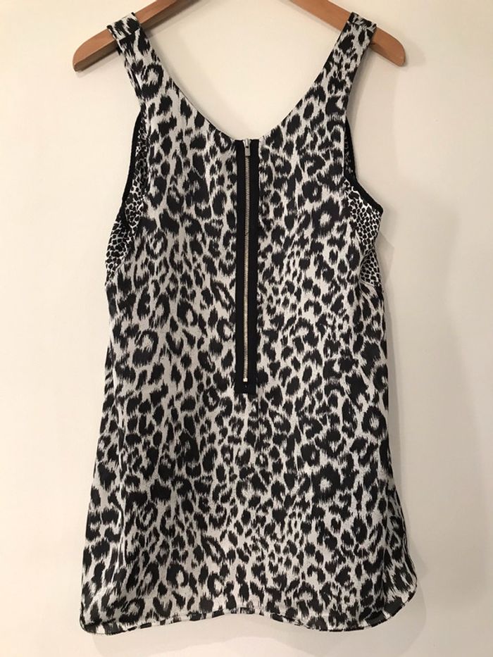 Top Sandro taille 1 noir et blanc - photo numéro 2
