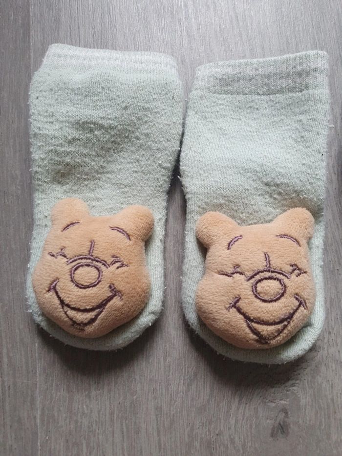 Chaussettes bébé hochet