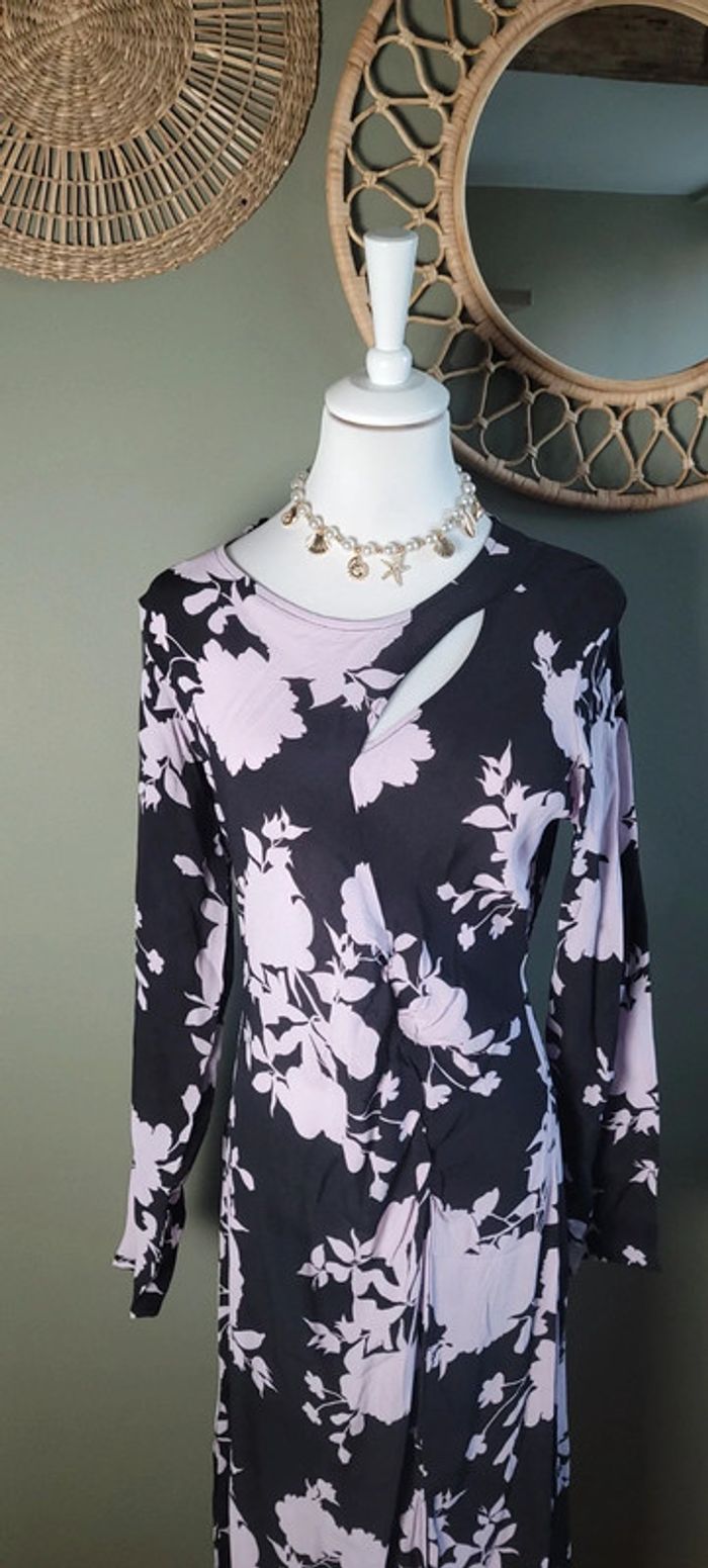 Superbe robe longue légère Lefties Taille M - photo numéro 3