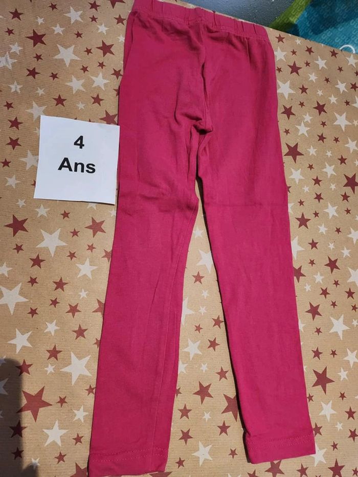 Lot de 5 leggings 4 ans - photo numéro 4