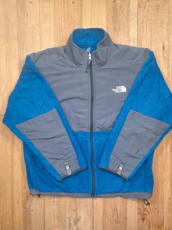 veste polaire denali the north face bi colore / polartec - taille L - junior / logo brodé (184)
