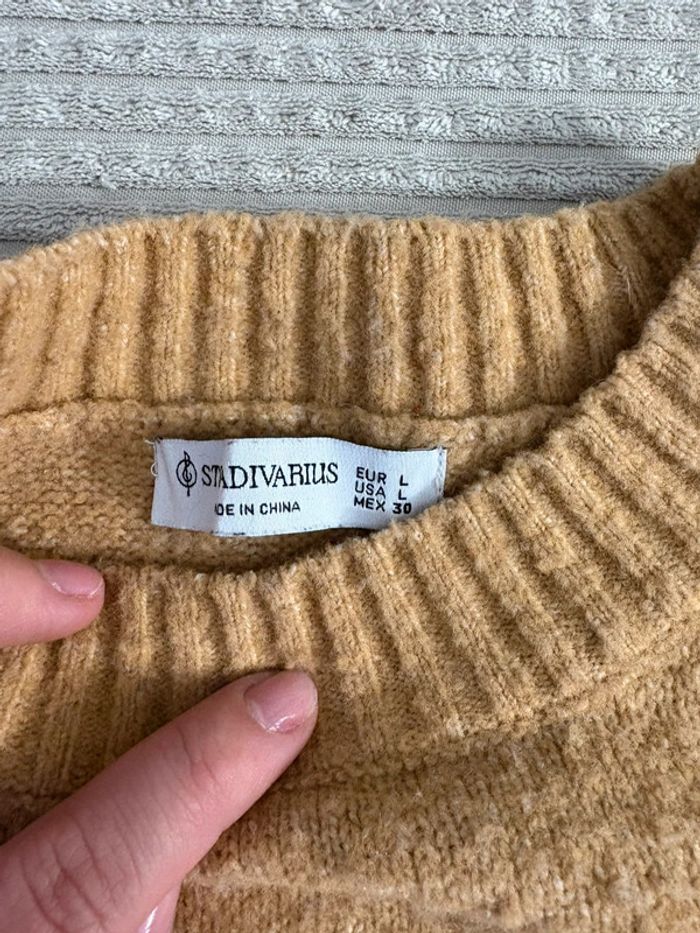 Pull camel col rond - photo numéro 4