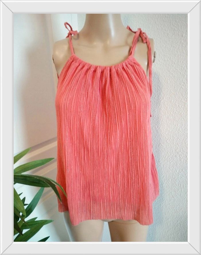 Top corail Camaïeu taille xs neuf
