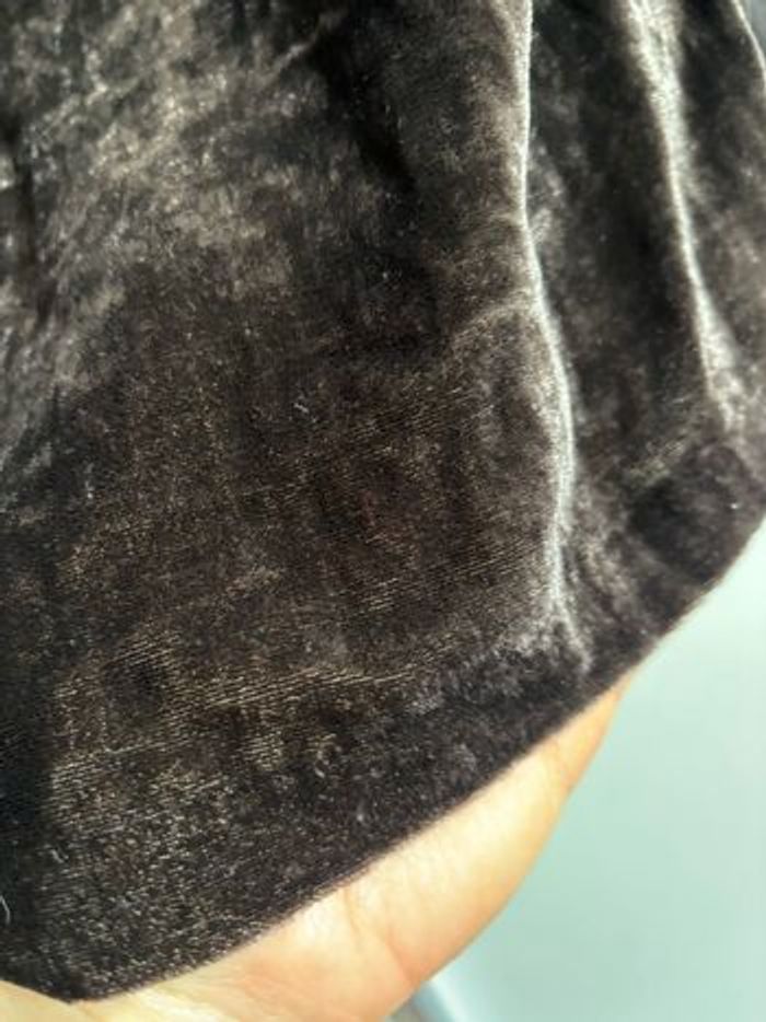 Blouse kaki velours - photo numéro 2