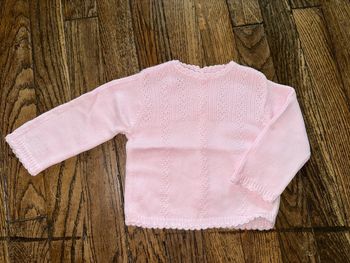 Pull maille neck & neck 6 mois  Boutonné au dos