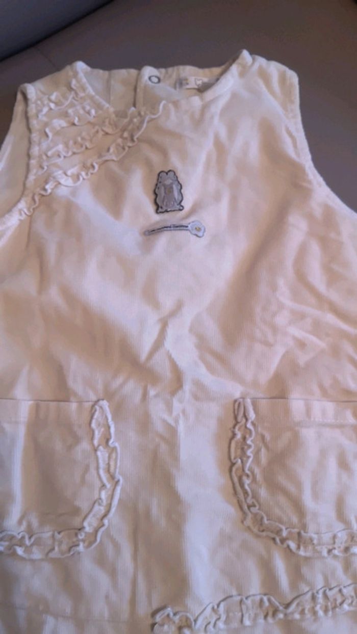 Robe 9 mois velours côtelé - photo numéro 2