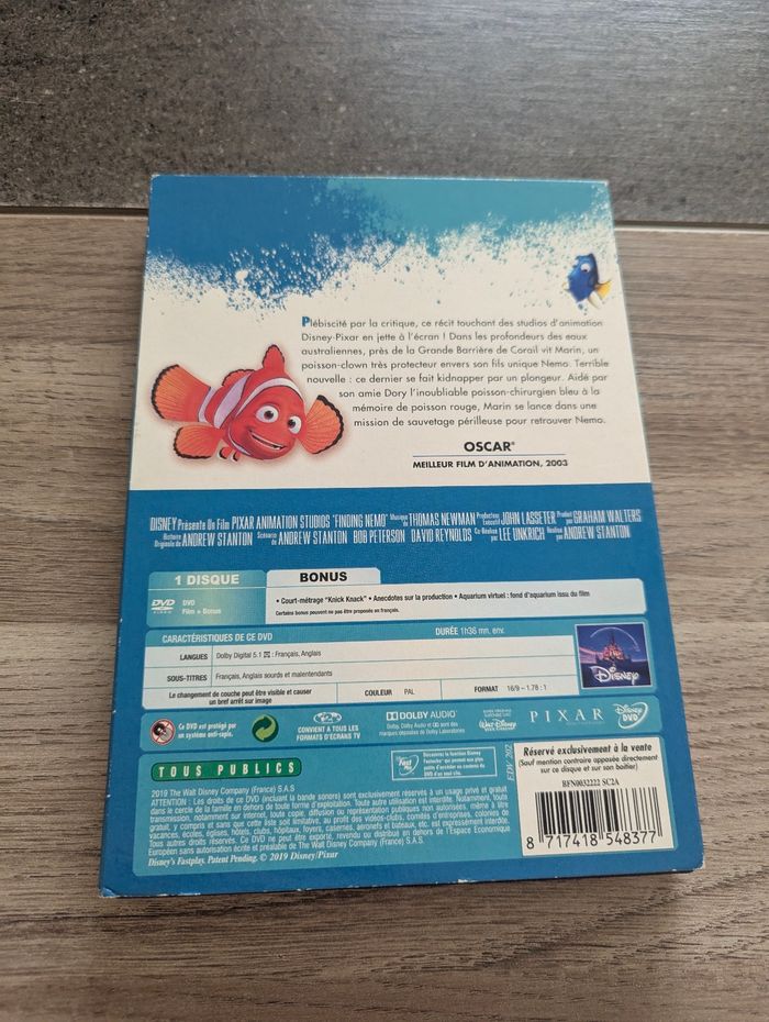 Dvd nemo tbe disney - photo numéro 2