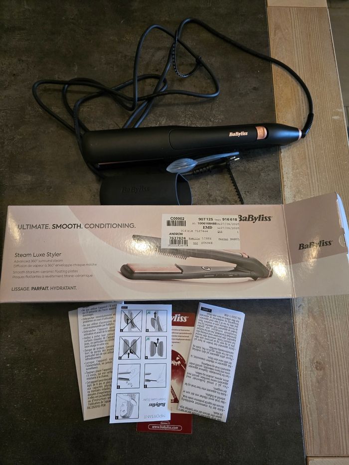 Lisseur babyliss vapeur neuf - photo numéro 4
