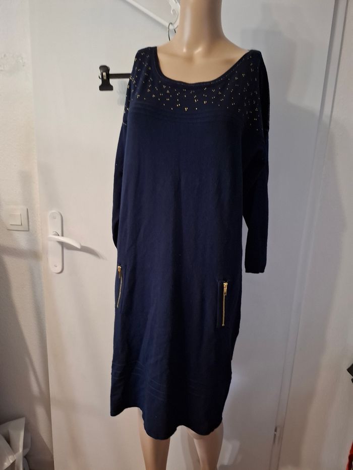 Robe pull Christine Laure taille 36/38 Étiquette taille 1 mesure dans l'annonce - photo numéro 3