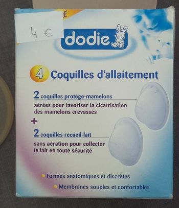 Coquilles d'allaitement.
