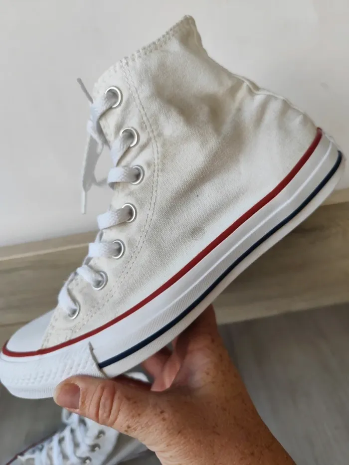 Converse haute blanche - photo numéro 2