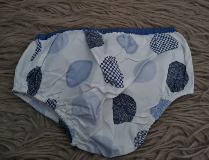 Robe à motifs avec culotte assorti 6mois - photo numéro 9