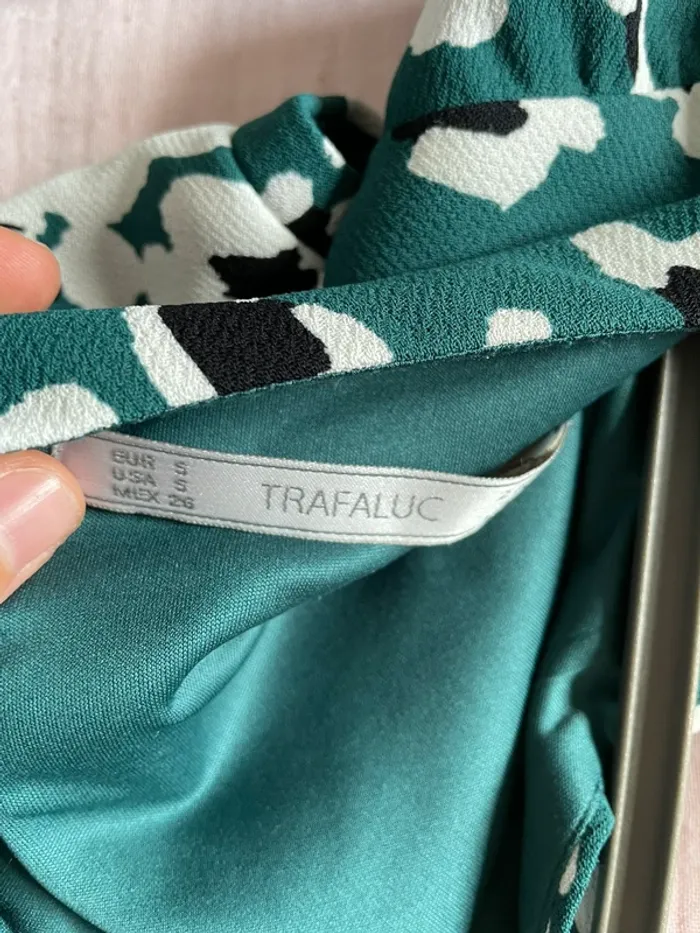 Combishort verte Zara taille S - photo numéro 3