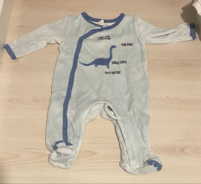 Pyjama velours 1 mois