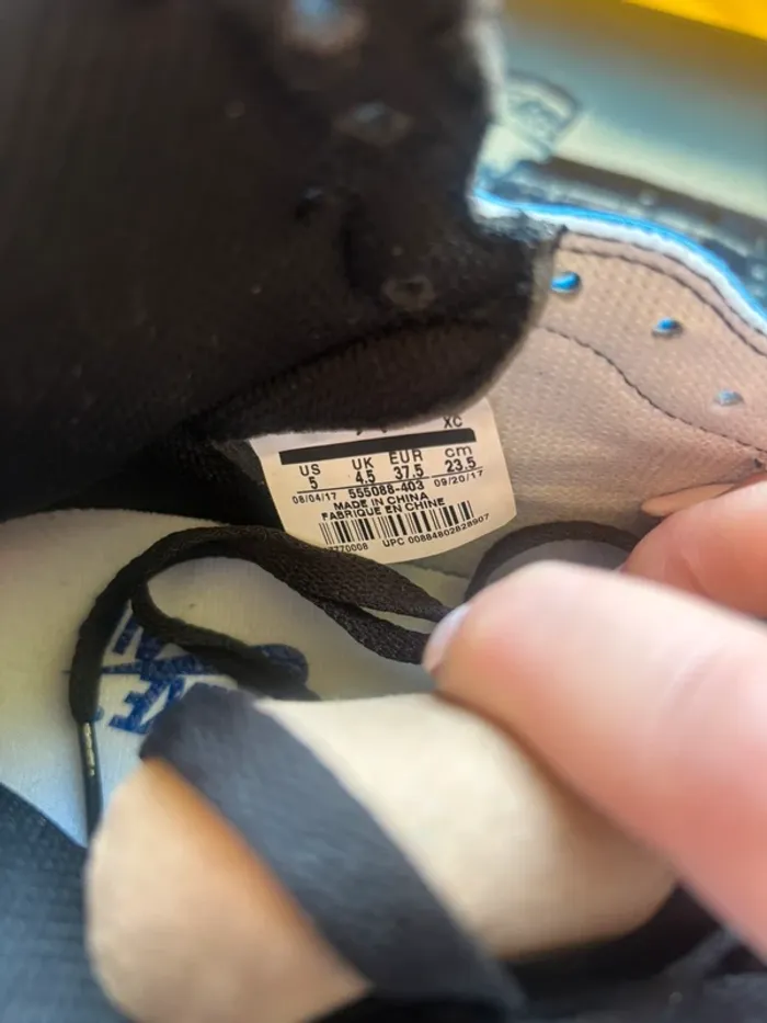 Nike air jordan 1 rétro high bleu - photo numéro 2