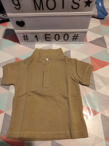 Polo manches courtes 9 mois