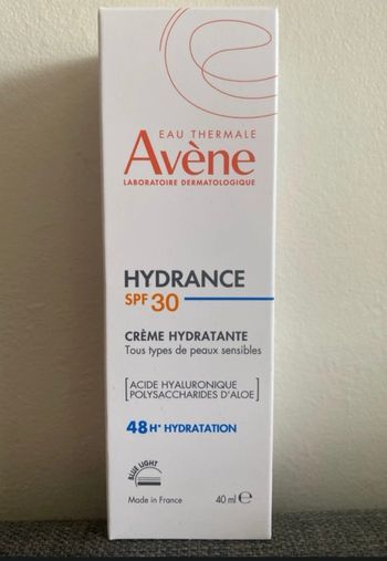 Avène hydrance SPF30 crème 40ml
