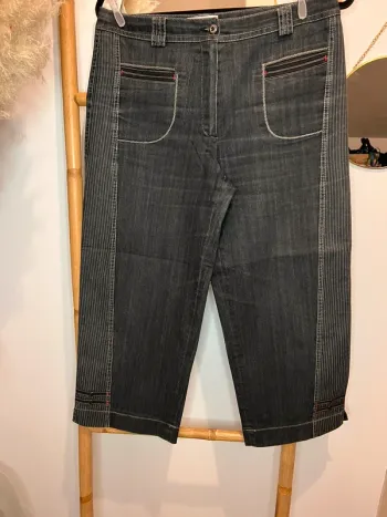 Pantalon jean court 7/8