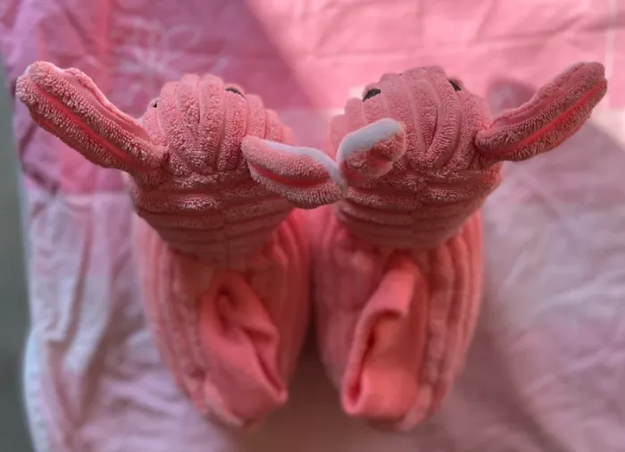 Chaussons lapin taille 24-25 - photo numéro 2