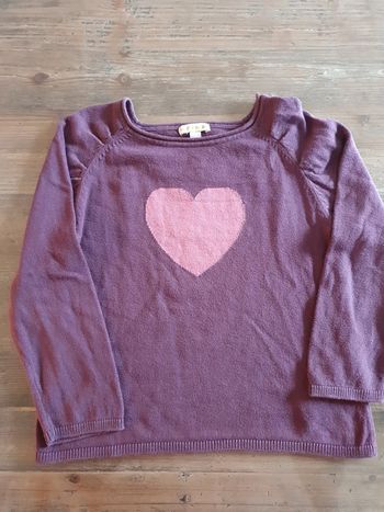 Pull violet et rose