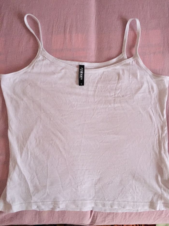 Débardeur / top blanc Colours Of the World Taille S