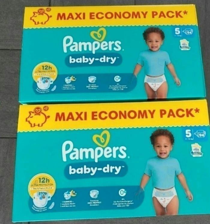 Lot pampers Baby Dry Taille 5