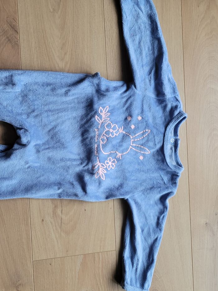 Pyjama bleu lapin - photo numéro 2