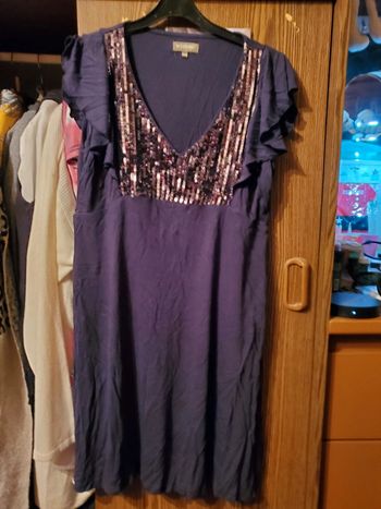 Robe bleu foncé in extenso 46/48