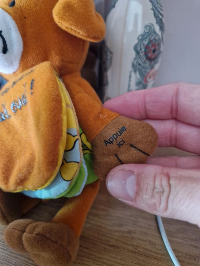 Peluche livre ouaf ouaf - photo numéro 3