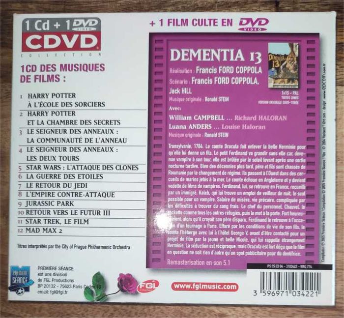 Dementia 13 (DVD Vo STF) + CD musiques de film - photo numéro 2
