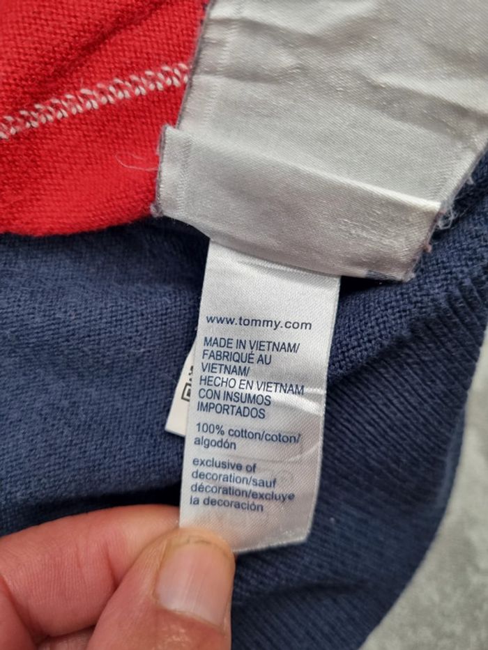 Pull col V Tommy Hilfiger losanges, M Hommes - photo numéro 8