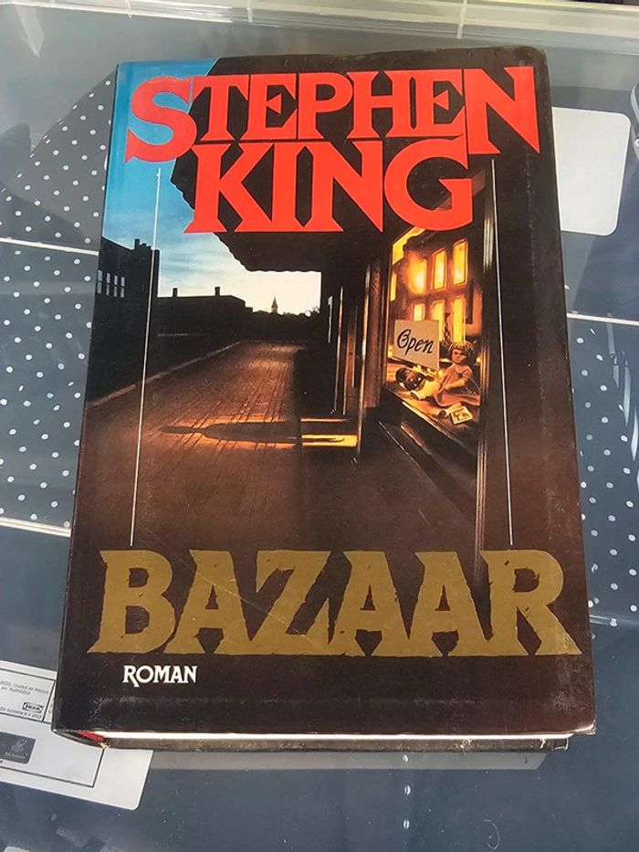 🪷livre stephen king bazaar