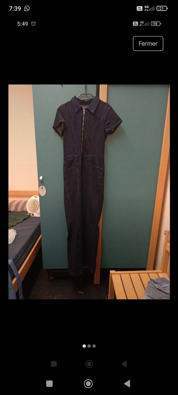 Combinaison jean brut